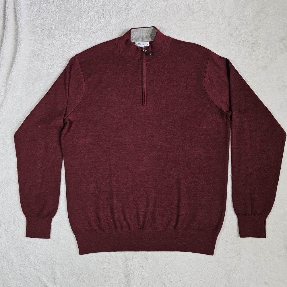 Men's Burgundy Sweater Cashmere.